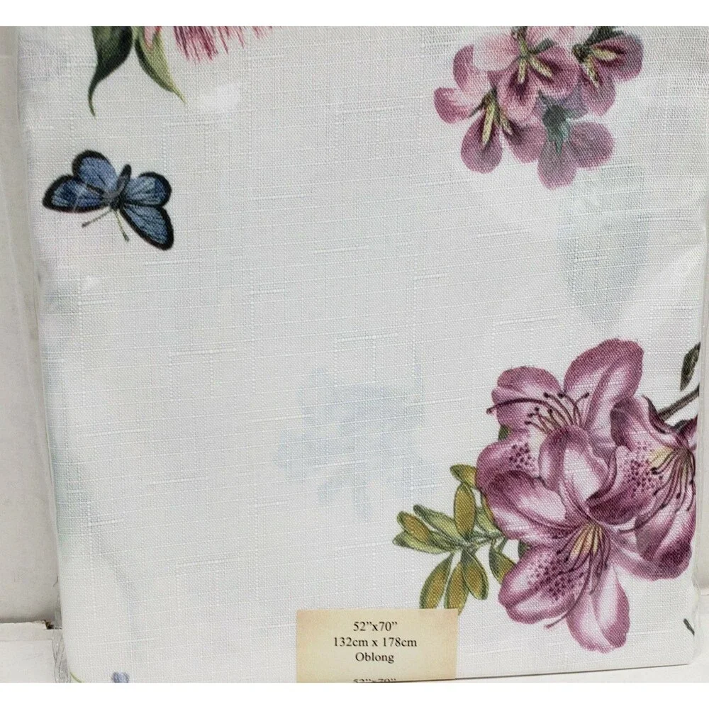 Textured Printed Fabric Tablecloth,52